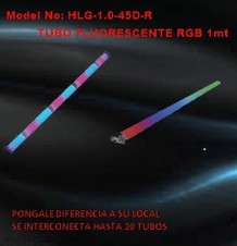 Tubo Le RGB 10 watts 1mt